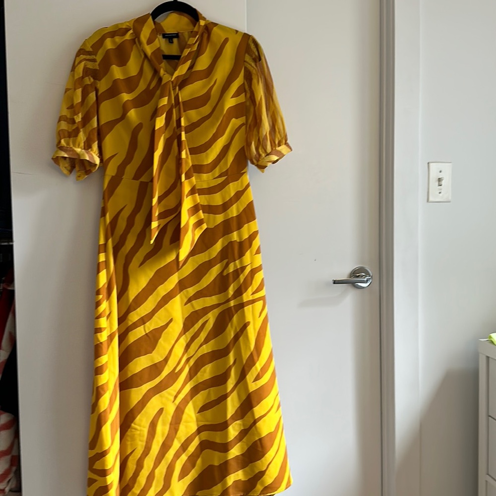 Who What Wear Patterned Maxi Dress